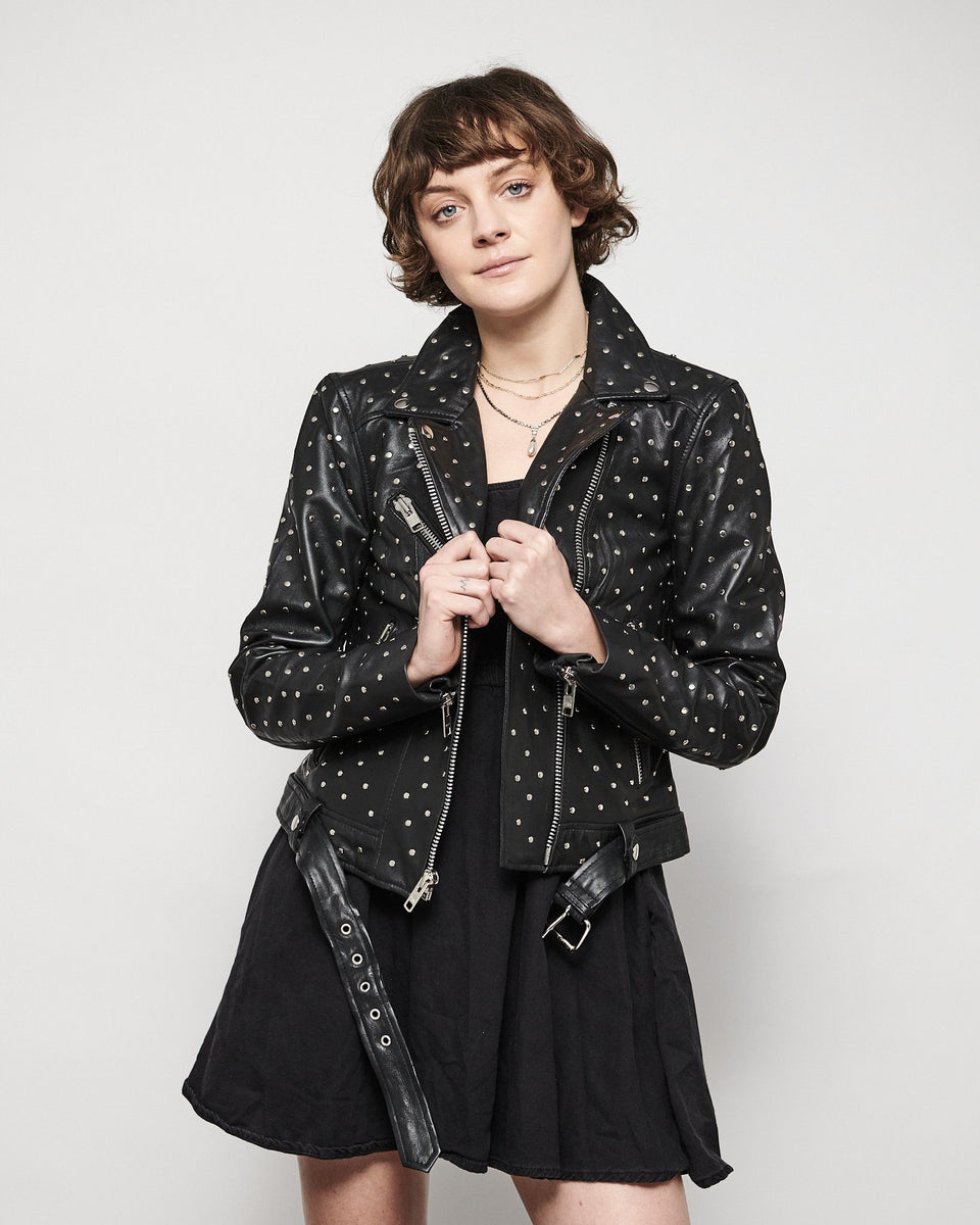 Zara studded jacket new arrivals