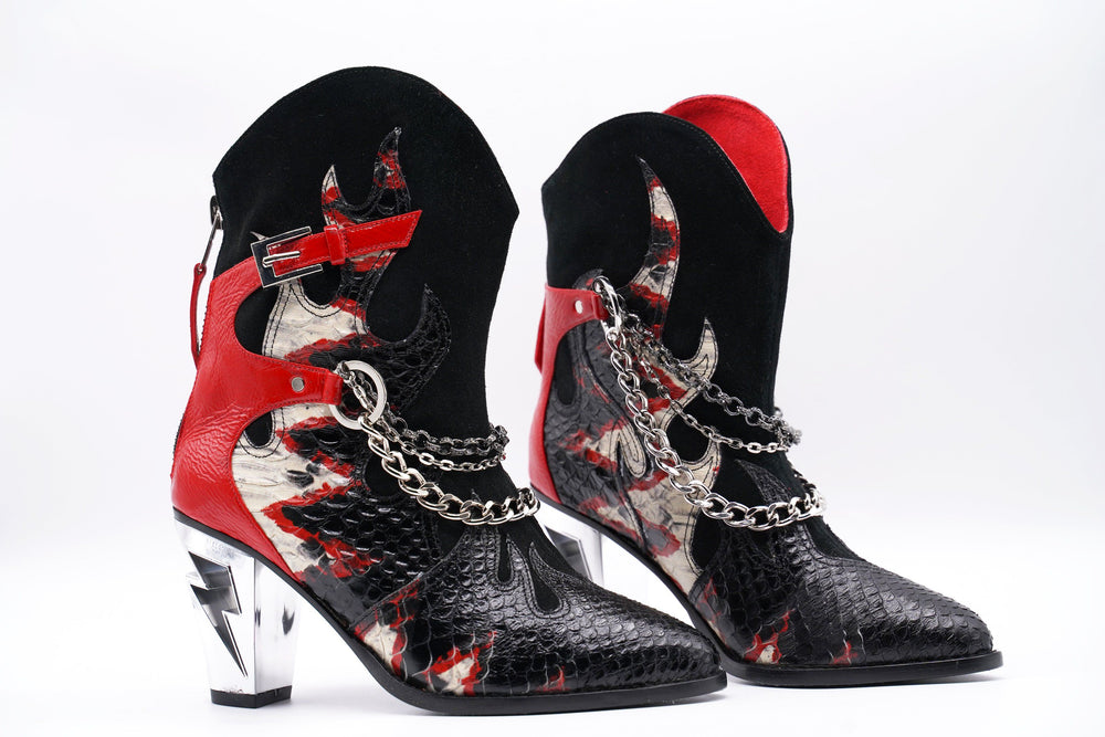 CHIARA LIGHTNING HEEL BOOT - MADE TO ORDER