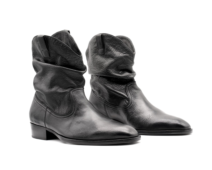 【WOOHWA】ALUE MIDDLE BOOTS SLAY-08 Lace-Up Over The Knee Block Heel Boots – Wild Diva