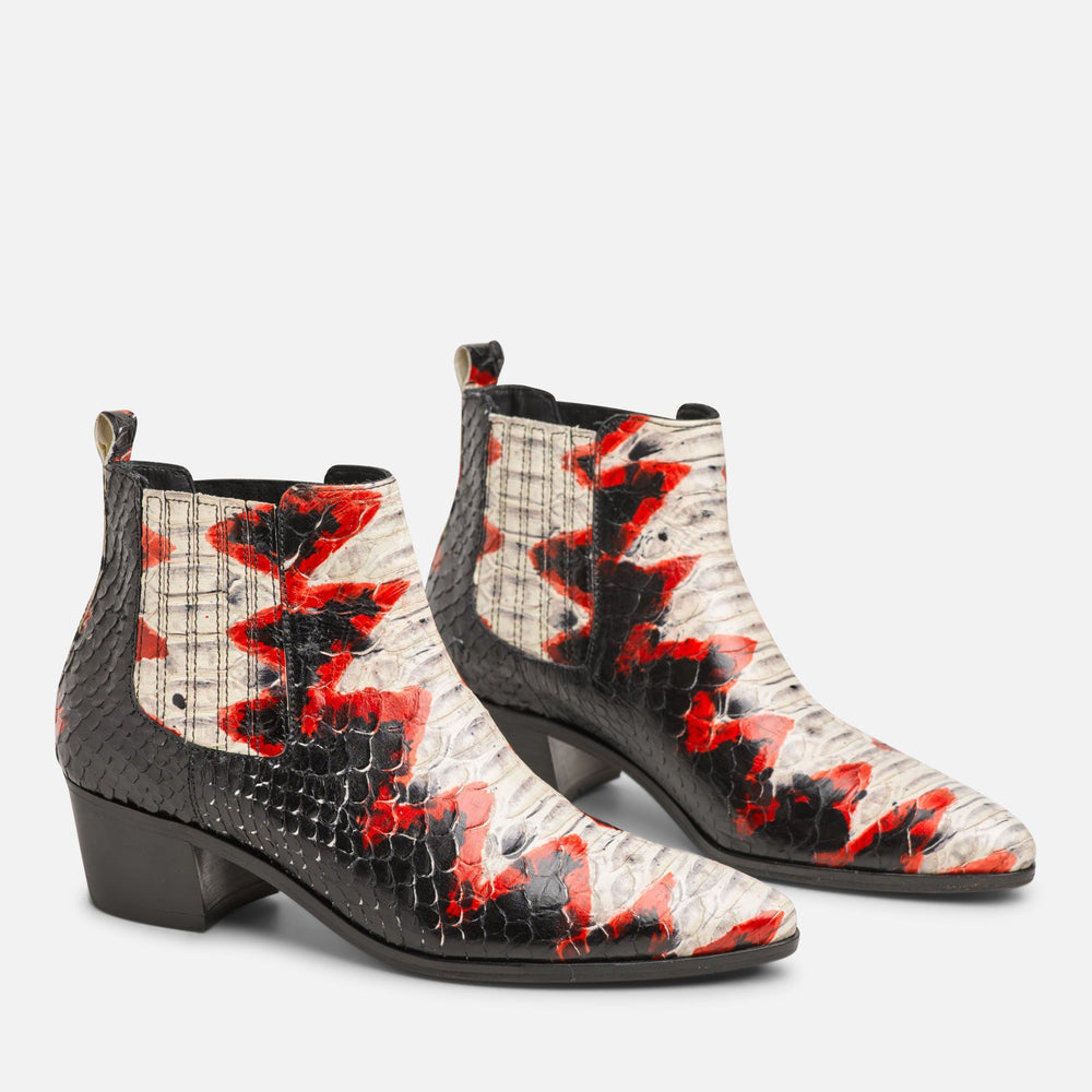 HANDLER EXOTIC B/W/R SNAKE - MADE TO ORDER