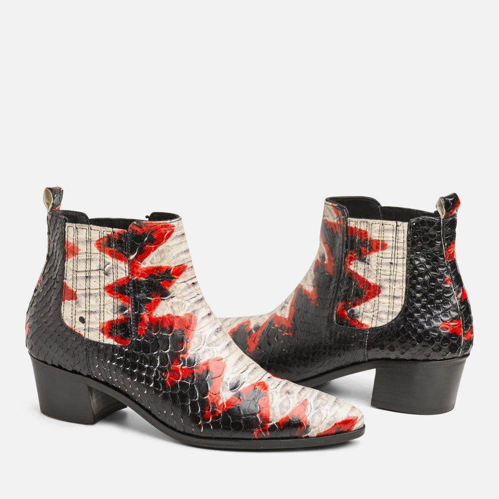 HANDLER EXOTIC B/W/R SNAKE - MADE TO ORDER