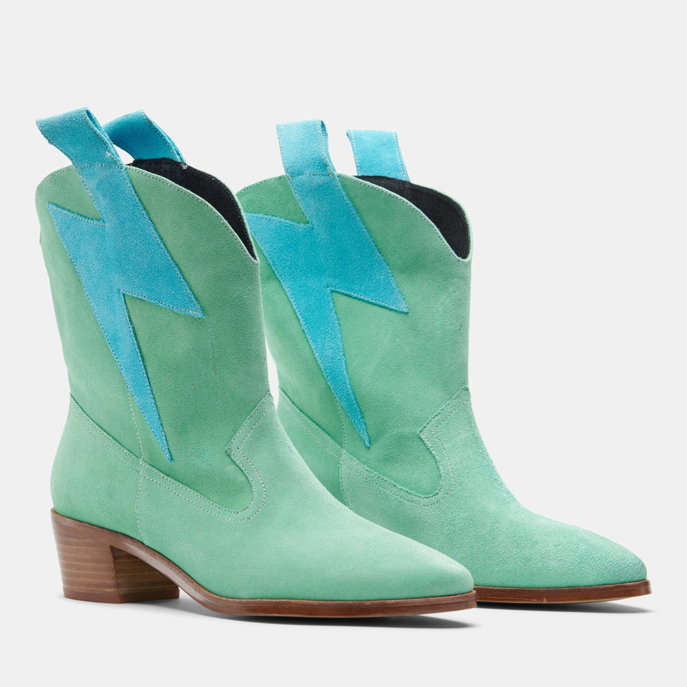 BOLT WESTERN MINT SUEDE