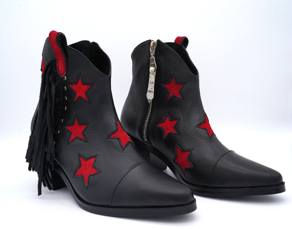 WESTERN FRINGE STAR BOOTIE - MADE TO ORDER