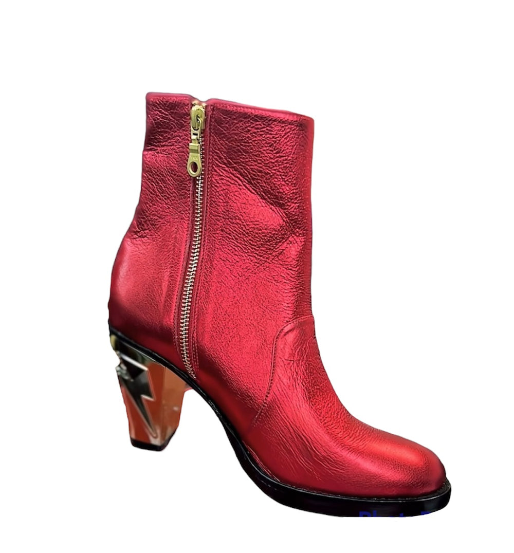 RED LIGHTNING HEEL PALO ALTO - MADE TO ORDER